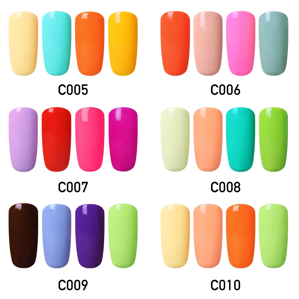 Elite99 10ml Macaron Gel 4pcs/set Nail Art Vernis UV Gel Varnish Soak Off Nails Gel Polish Reinforce Nail Hybrid Lacquer