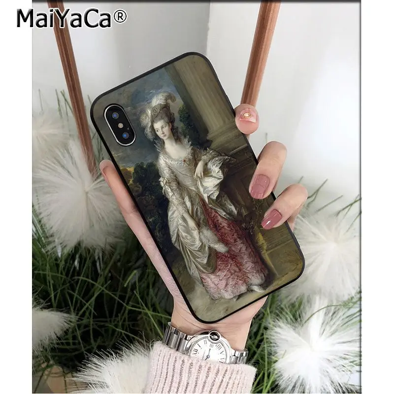 MaiYaCa Classical Portrait art painting High Quality Phone Case for iPhone 6S 6plus 7 7plus 8 8Plus X Xs MAX 5 5S XR | Мобильные