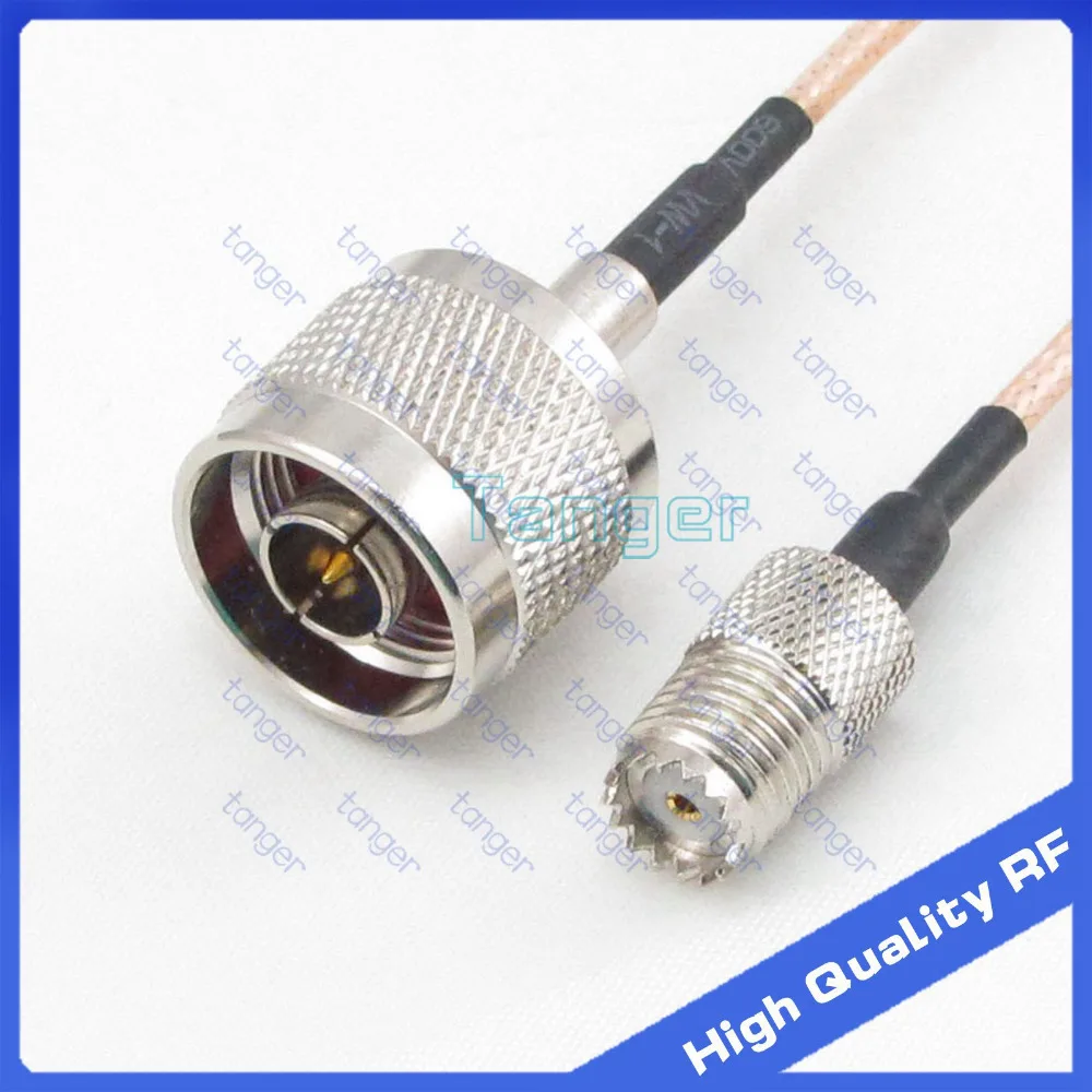 Горячая продажа мини UHF Женский разъем SO239 к N Штекер прямой с 20 см 8 &quotRG316 RF