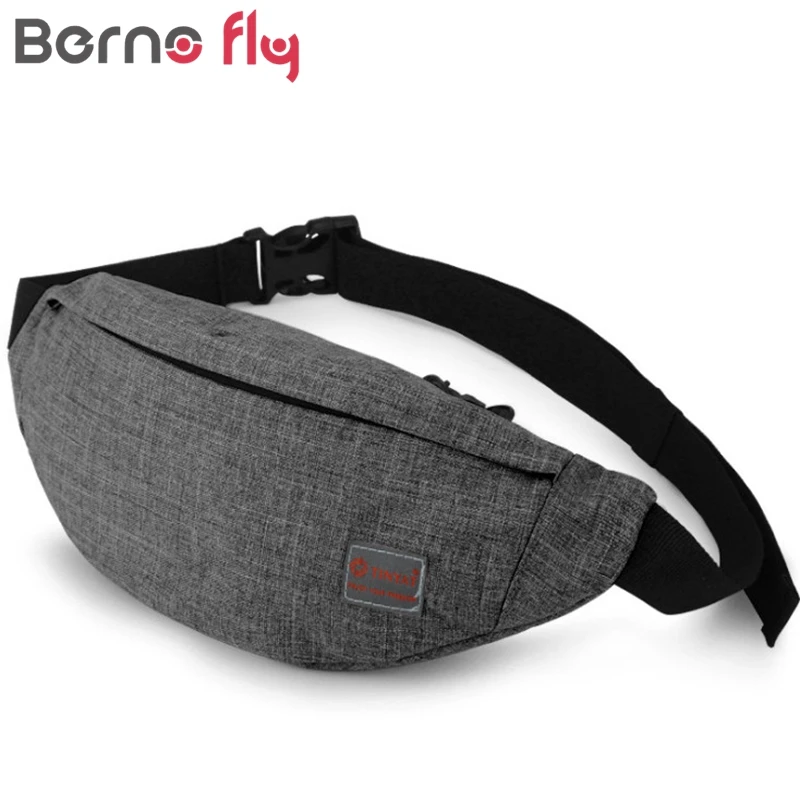 Berno Fly Для мужчин мужской Повседневное функциональная поясная сумка талии Деньги