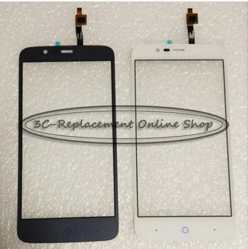 Черный/белый 5 дюймов сенсорный экран дигитайзер для ЖК дисплея ZTE Blade A462 дисплей