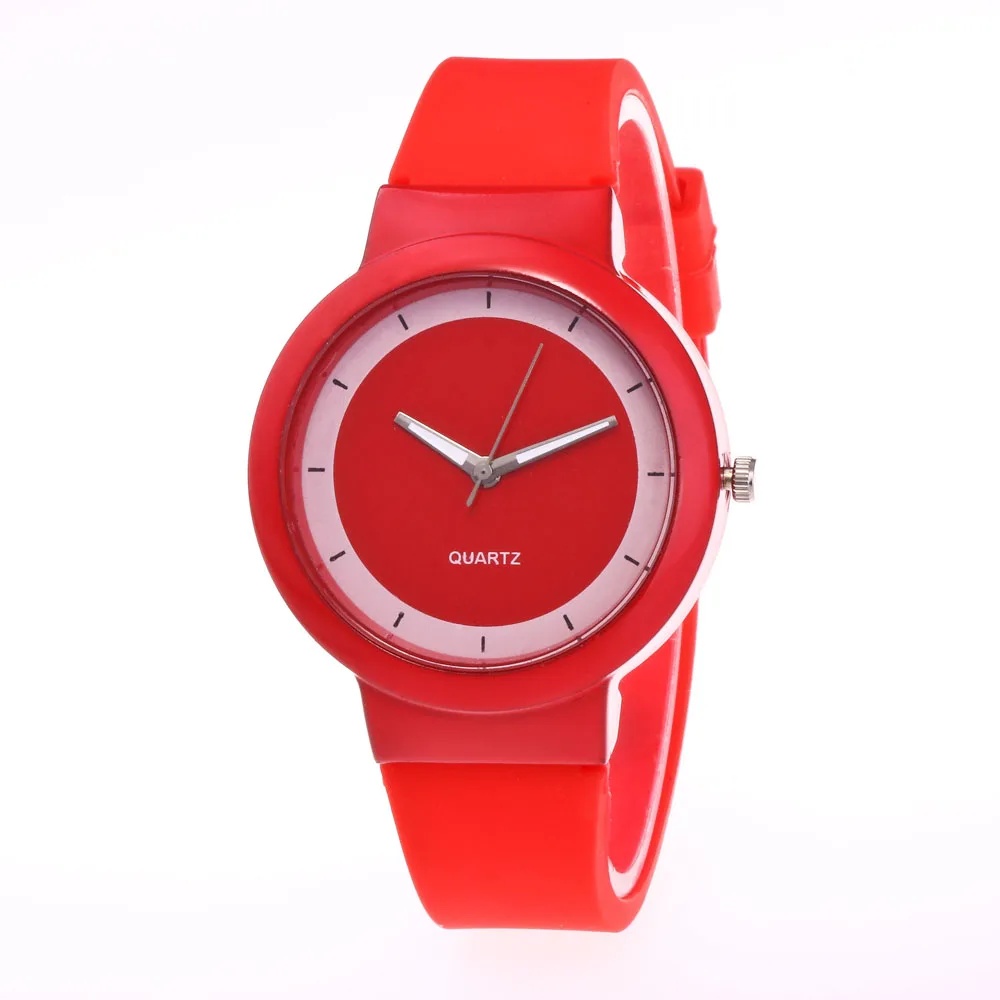 Простой Для женщин часы кварцевые женские наручные для девочек подарок