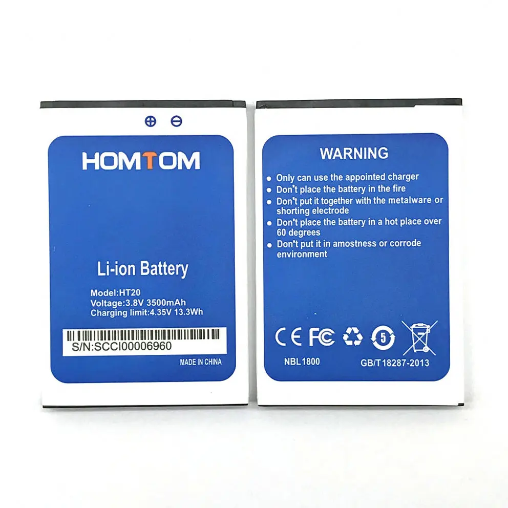 1 шт. новый высококачественный Homtom HT20 Аккумулятор для Pro мобильный телефон в