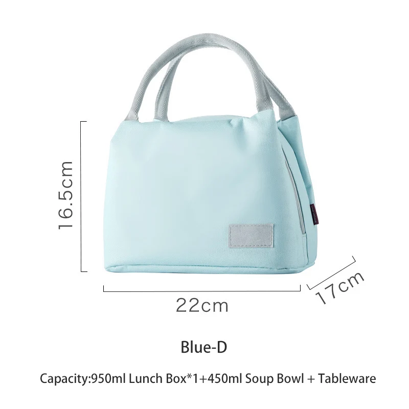 Thick Aluminum Foil Thermal Cooler Lunch Bag Women Waterproof Oxford Picnic Bento Bag for Kids Fresh Keeping Insulated Handbags