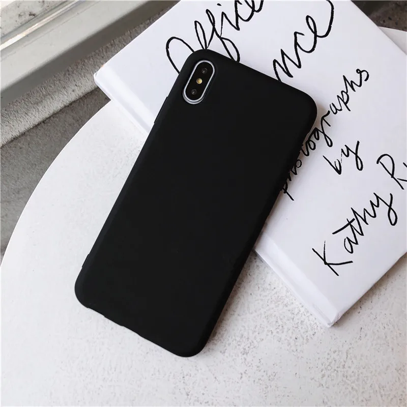 Для iPhone 6S 8 7 S Plus матовая задняя крышка Микки Минни Мягкий ТПУ чехол для iPhone X XS Max XR мультфильм чехол для телефона Capa