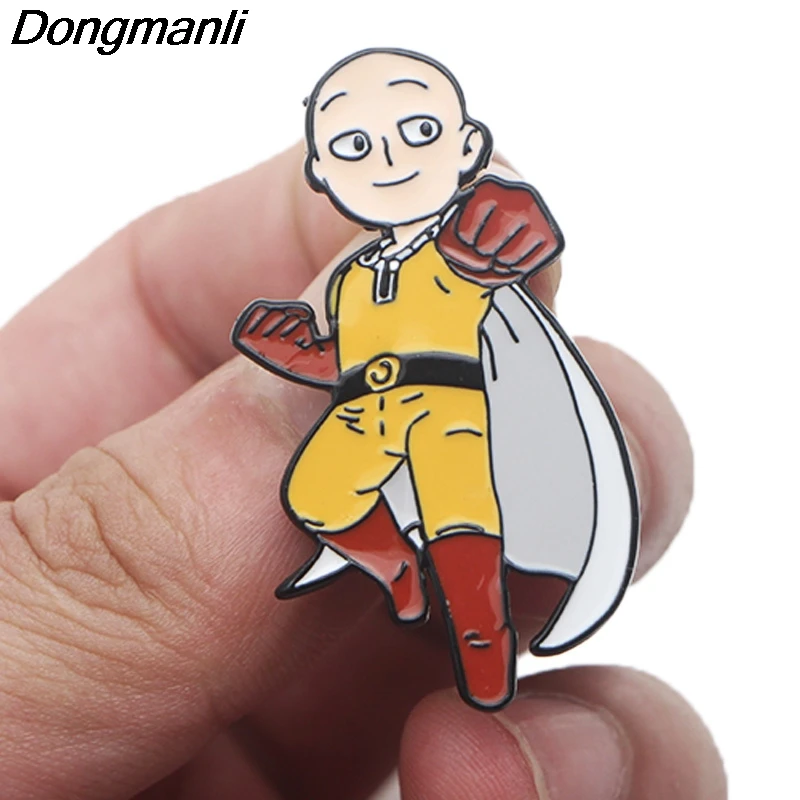 P3786 Dongmanli аниме Сайтама металлические эмалевые броши и искусственные булавки