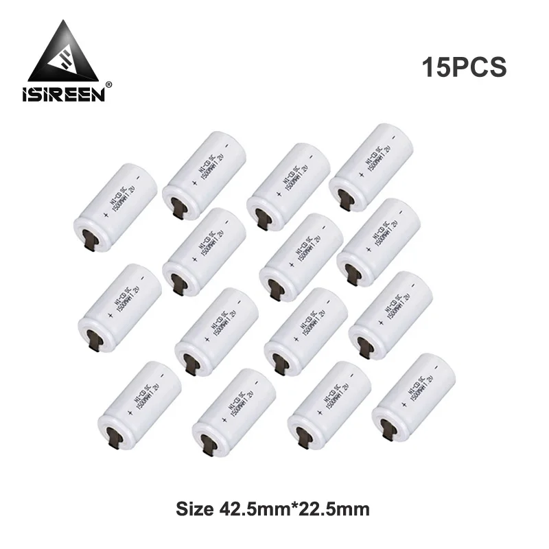 SC Ni CD 1 2 V 1500mAh аккумуляторные батареи для самостоятельного использования