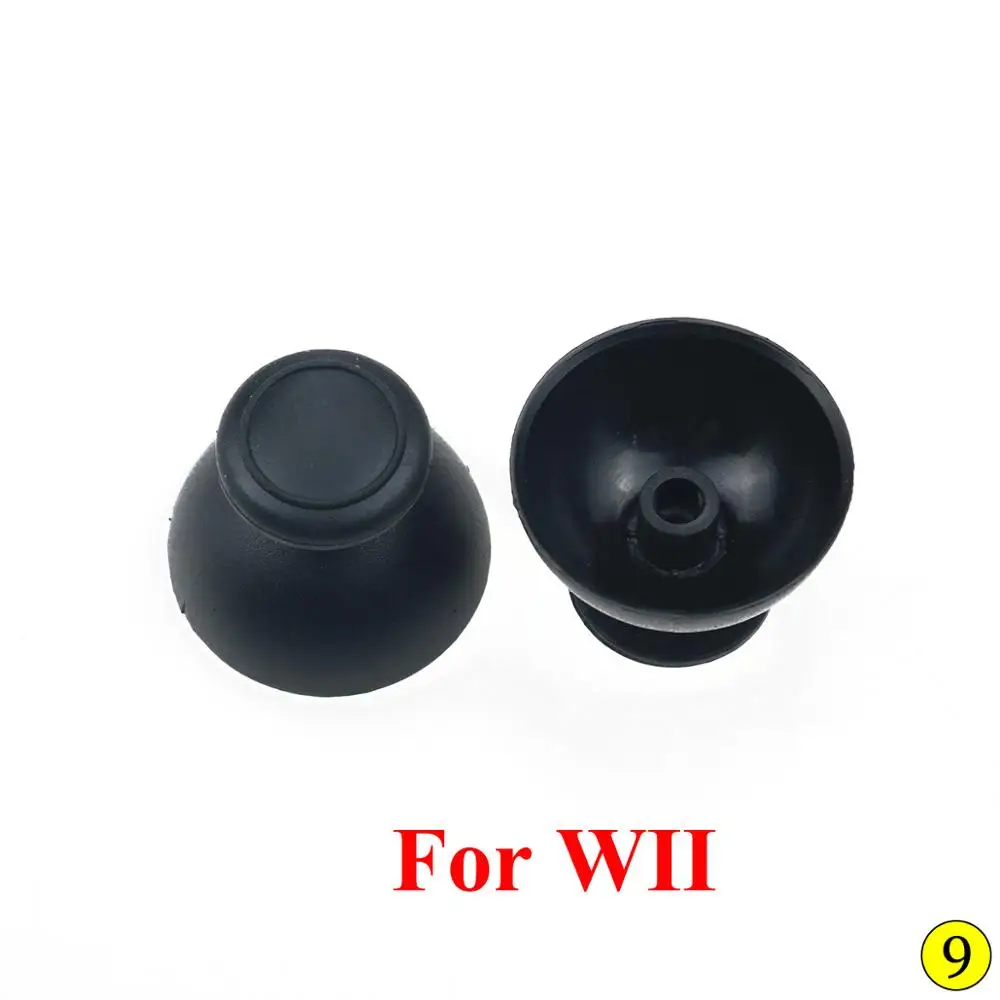 For WII-NO9 Юйси 2 шт для xbox 360/один аналоговый джойстик для пальца колпачок для sony playstation Dualshock 3/4 PS3 PS4 Pro для контроллера WII - Цвет: For WII-NO9