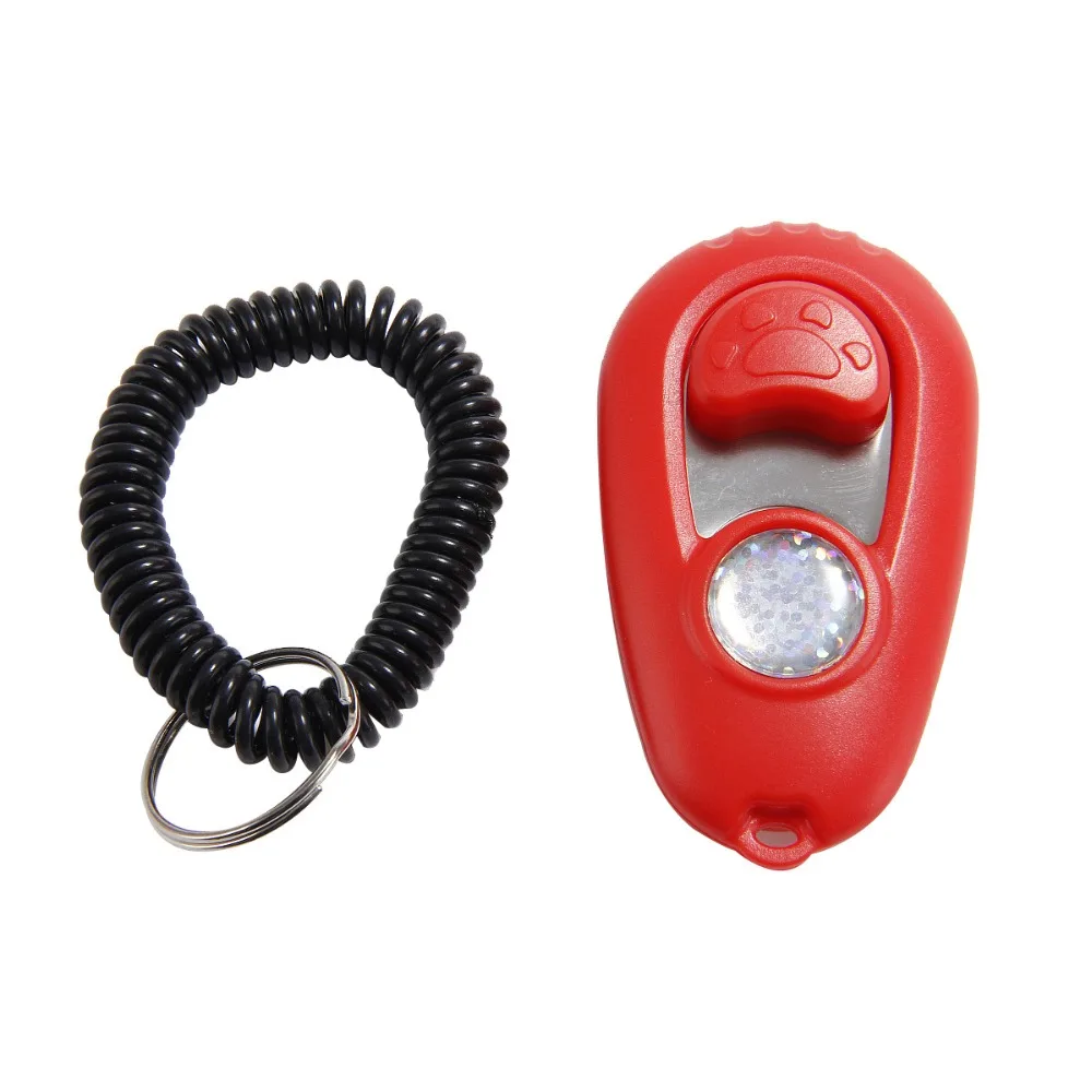 Универсальный для собак кошек щенков Clicker тренировка выносливости Кнопка тренер