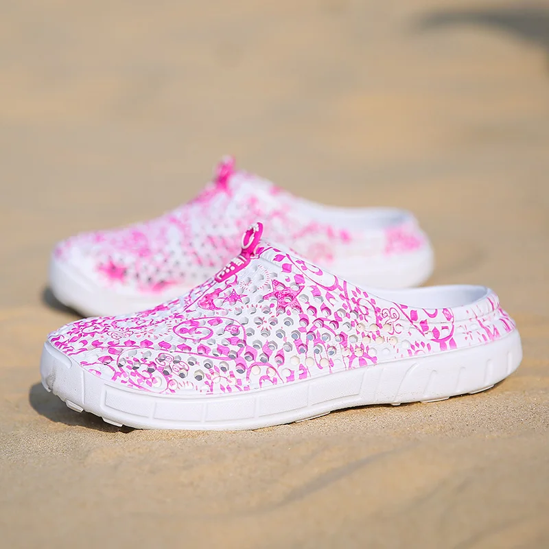 Классические слипоны туфли-сабо для сада женские быстросохнущие летние пляжные