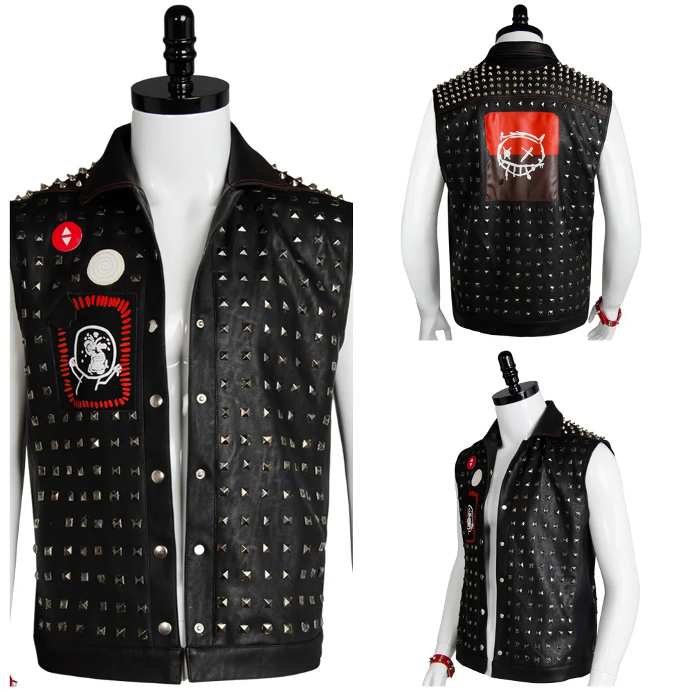 Часы собак 2 гаечный жилет I am Dedsec Шон байчоо косплей костюм Толстовка Хэллоуин