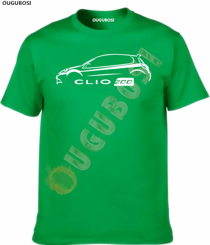 RENAULT CLIO SPORT 200 CUP CLASSIC CAR t shirt #200 CLIO|Мужские футболки| |
