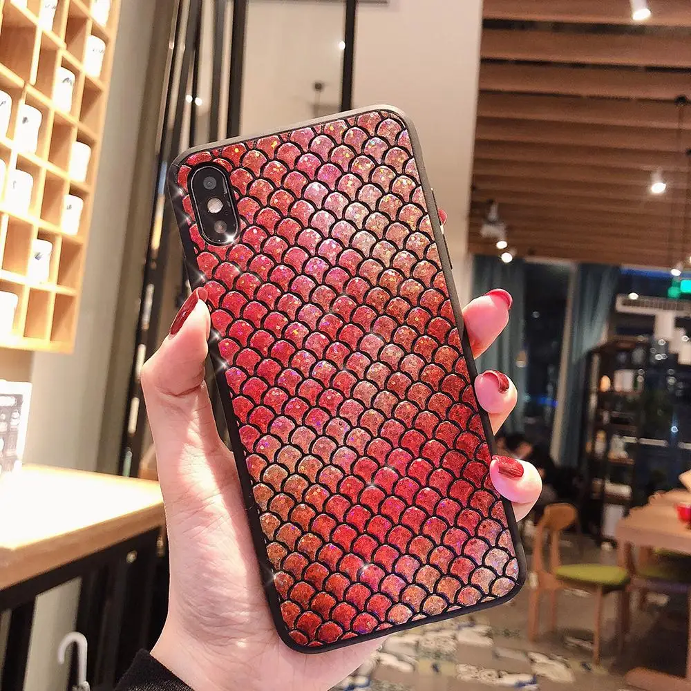 Русалка детские весы лазерной чехол для iPhone 11 Pro X XS Max 6 6s 7 8 Plus 5 5S SE чехол для телефона для samsung Примечание 10 S10 S9 A9 A7 A50