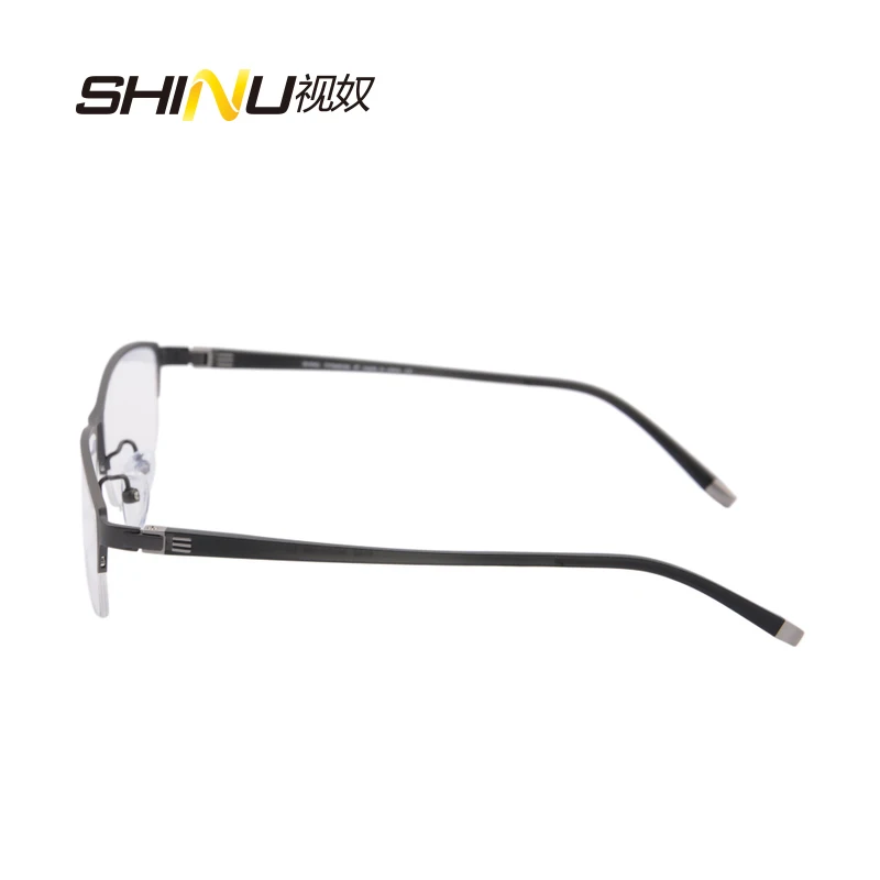 Мужские полуоправы из чистого титана оправы для очков без деловые модная оправа