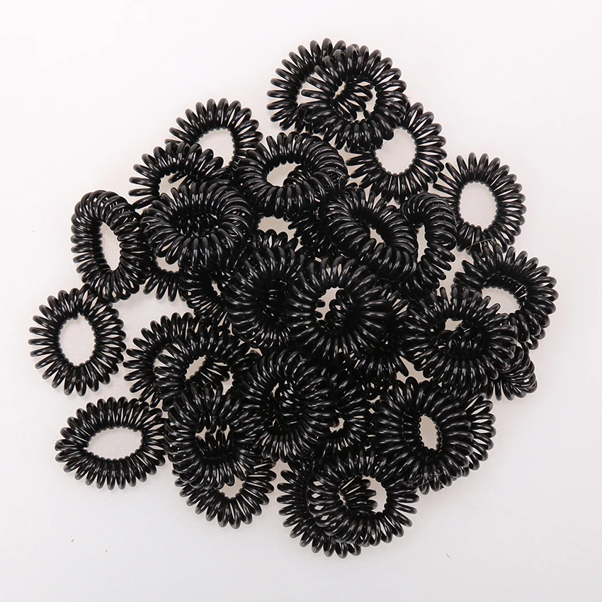 Разноцветные телефонные Кольца для волос аксессуары резинка пружинная mix 20