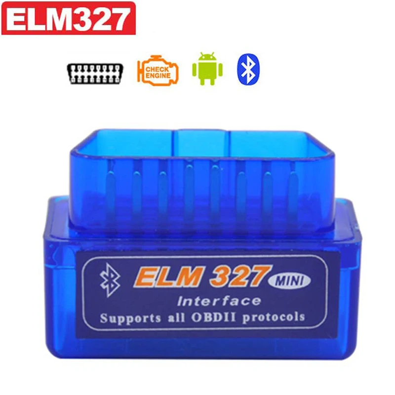 Super Mini V2.1 ELM327 OBD OBD2 ELM 327 Автомобильный диагностический инструмент интерфейс Bluetooth 5