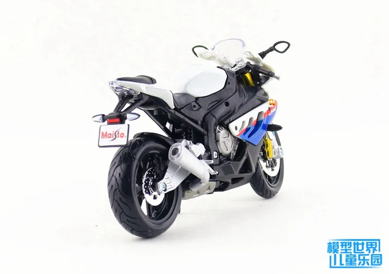 Maisto/масштаб 1:12/литая модель мотоцикла/модель S1000RR Super Racing/Изящный Подарок или