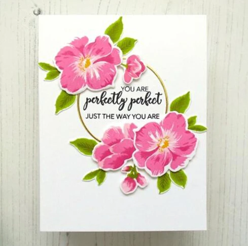 Творческий цветочный прозрачный силиконовый штамп набор для DIY