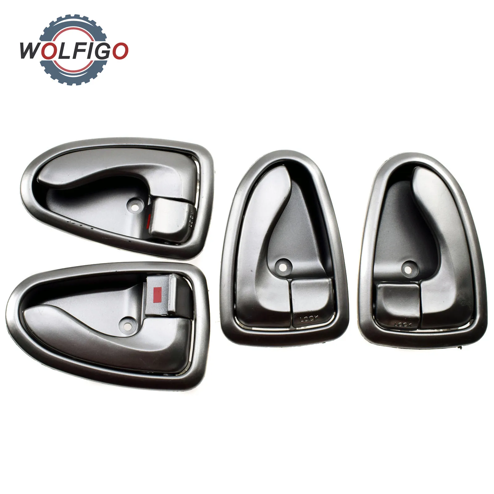 WOLFIGO Серебристая Левая Правая внутренняя ручка двери для Hyundai Accent 2000-2006 826102500LH