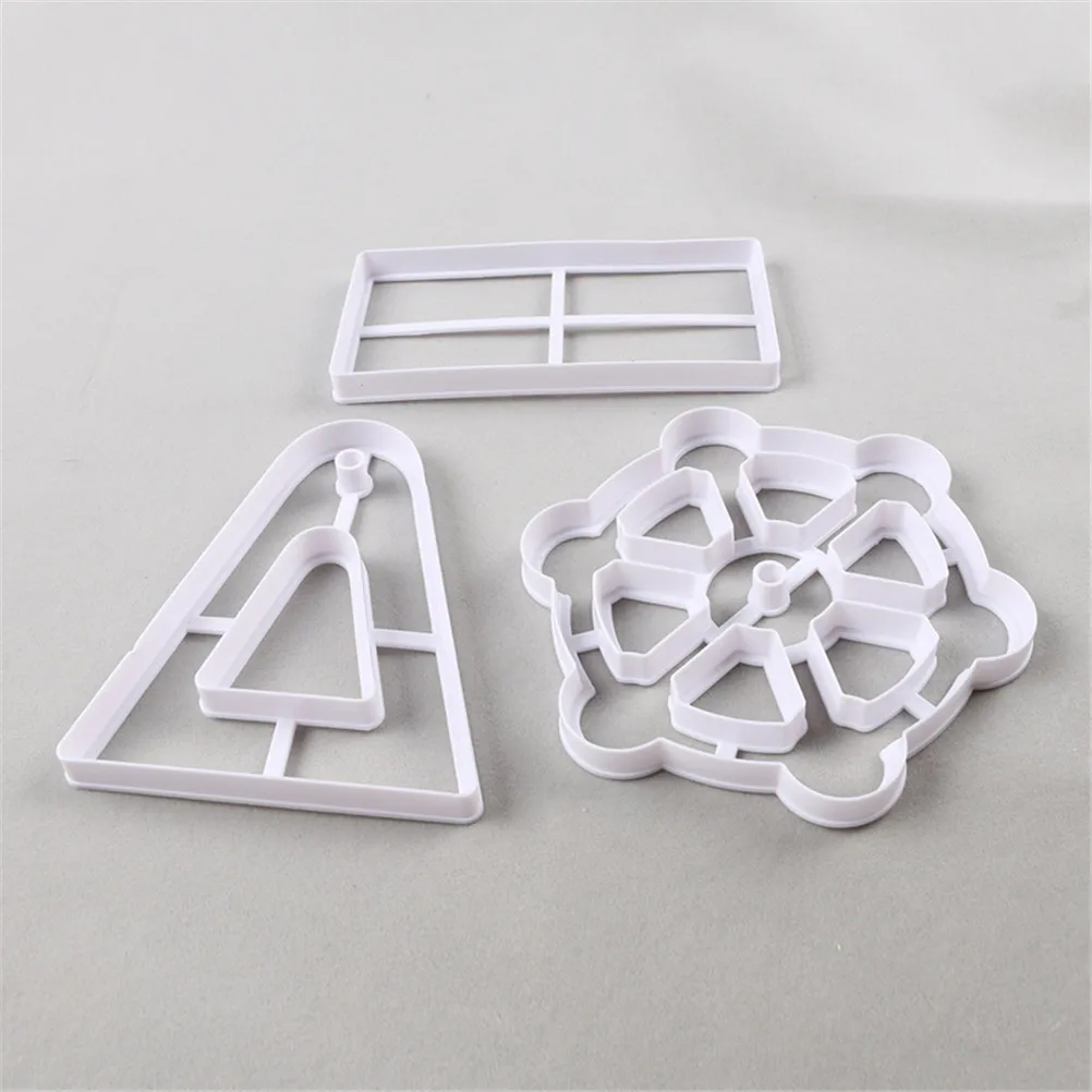 3 шт. трафарет торта Формы для выпечки прессформы Инструменты украшения тортов из