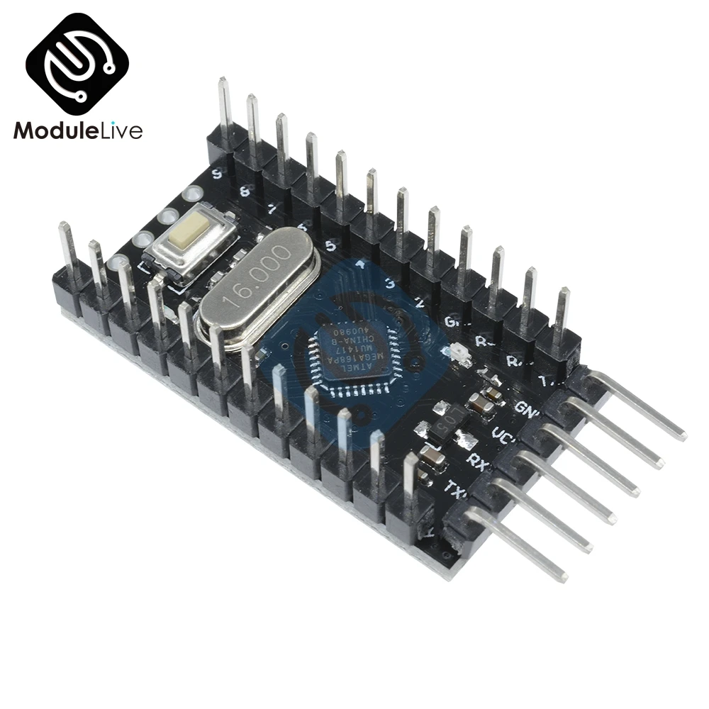 Мини модуль Atmega168 16M 5V с кварцевым генератором для Arduino Nano замена Atmega328 детали