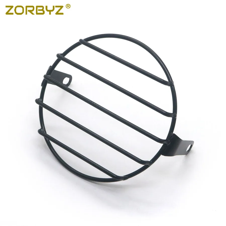 ZORBYZ 6 3 мотоциклетная боковая фара круглая крышка для гриля маска крейсера