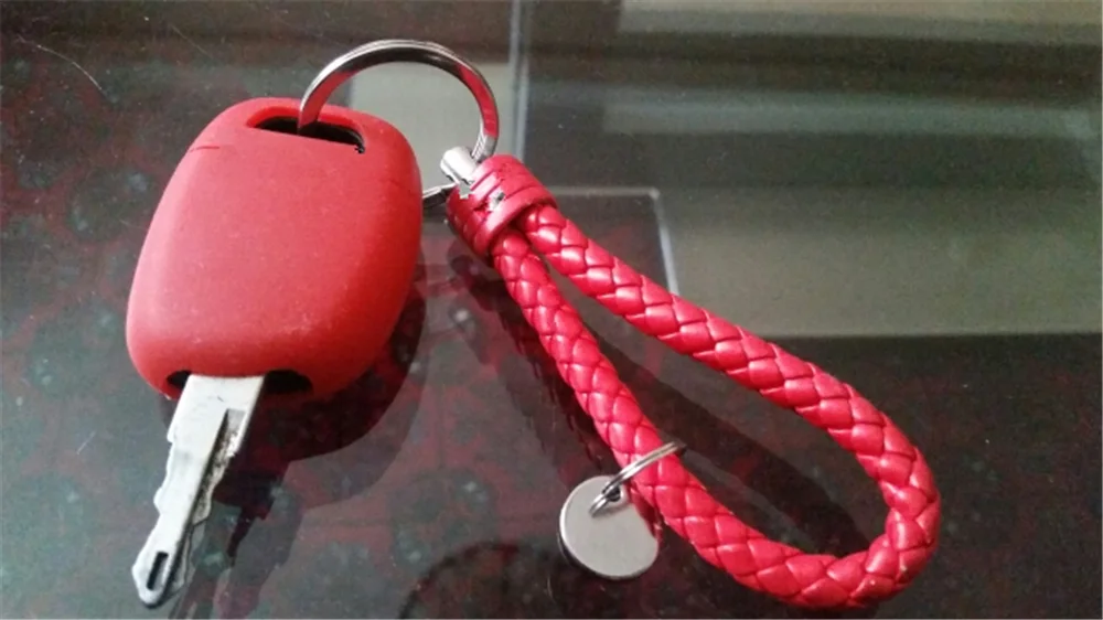 Новые формы автомобиля кулон новый тканый кожаный брелок на веревке &quotсделай