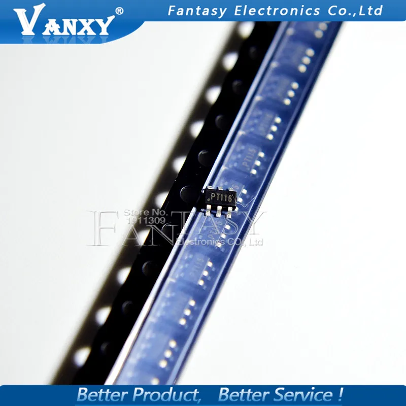10pcs PT116 SOT23-6 SMD | Электронные компоненты и принадлежности
