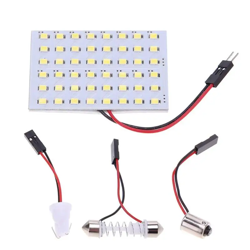 Высокое качество T10 5050/3528 48SMD светодиодный интерьер автомобиля белый светильник бортовой панельный светильник Интерьер автомобиля лампа для чтения