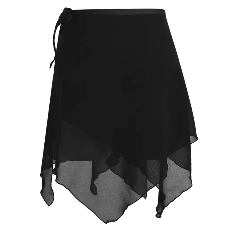 Женская балетная обертка ассиметричная шифоновая с поясом|fashion skirt|skirt fashionwrap skirt |