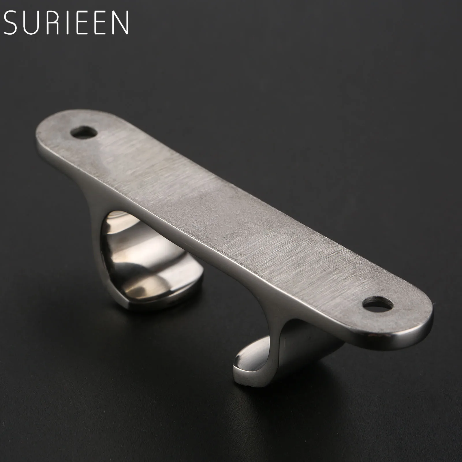 SURIEEN 4 дюйма 100 мм серебристый цвет 316 из нержавеющей стали прямой Fairlead Bow Chock Boat