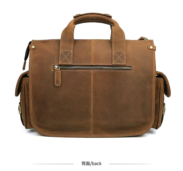 Дорожный деловой портфель s для мужчин из натуральной кожи, новинка, мужской портфель для ноутбука 15 дюймов, сумка через плечо, сумка-мессенджер