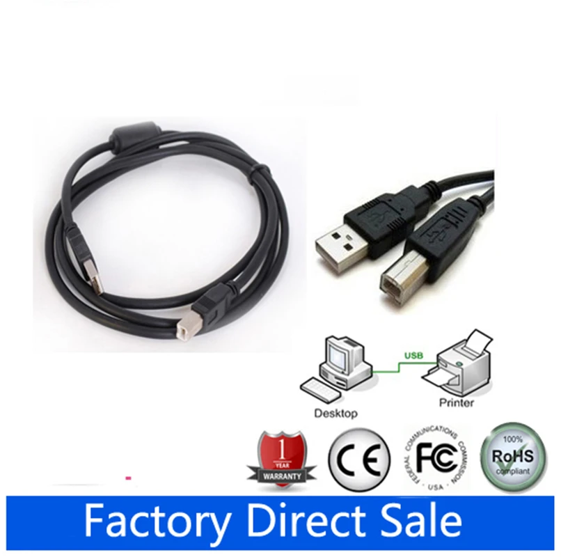 

USB Cable Cord 2.0 for HP PSC All-in-One 2210 2410