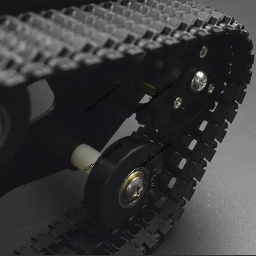 DFRobot Forerunner гусеничная рама Роботизированная платформа автомобиль с двигателем 12