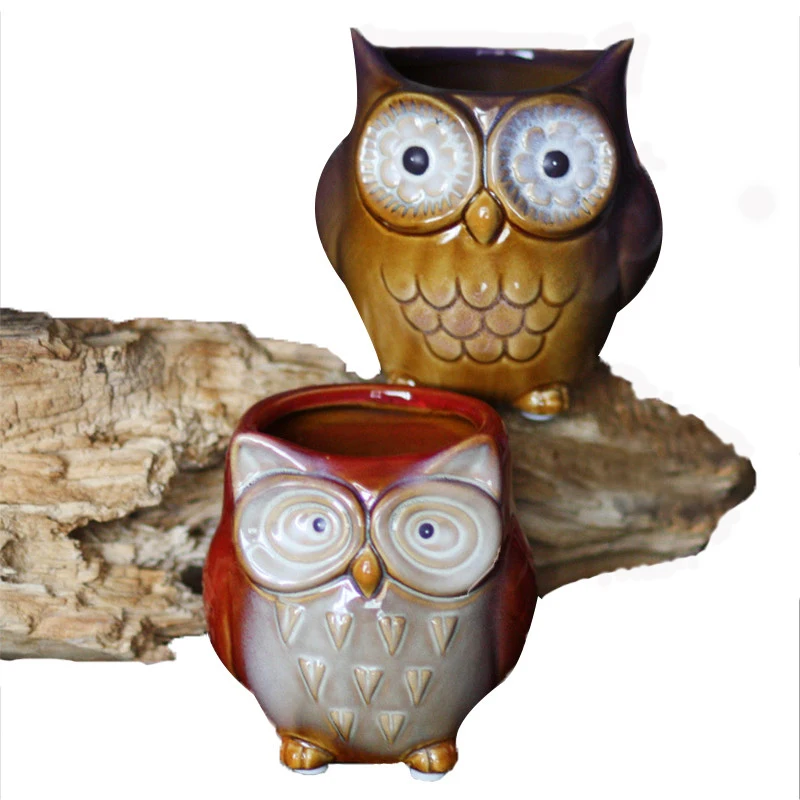 Настольная декоративная керамическая сова для детей | Дом и сад