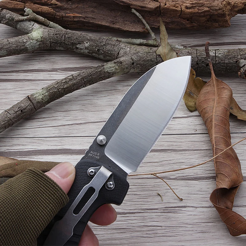 Petrified fish PF714 Походный нож 60HRC US 8 Blade несущий складной нож G10 ручкой охотничий нож карманный нож