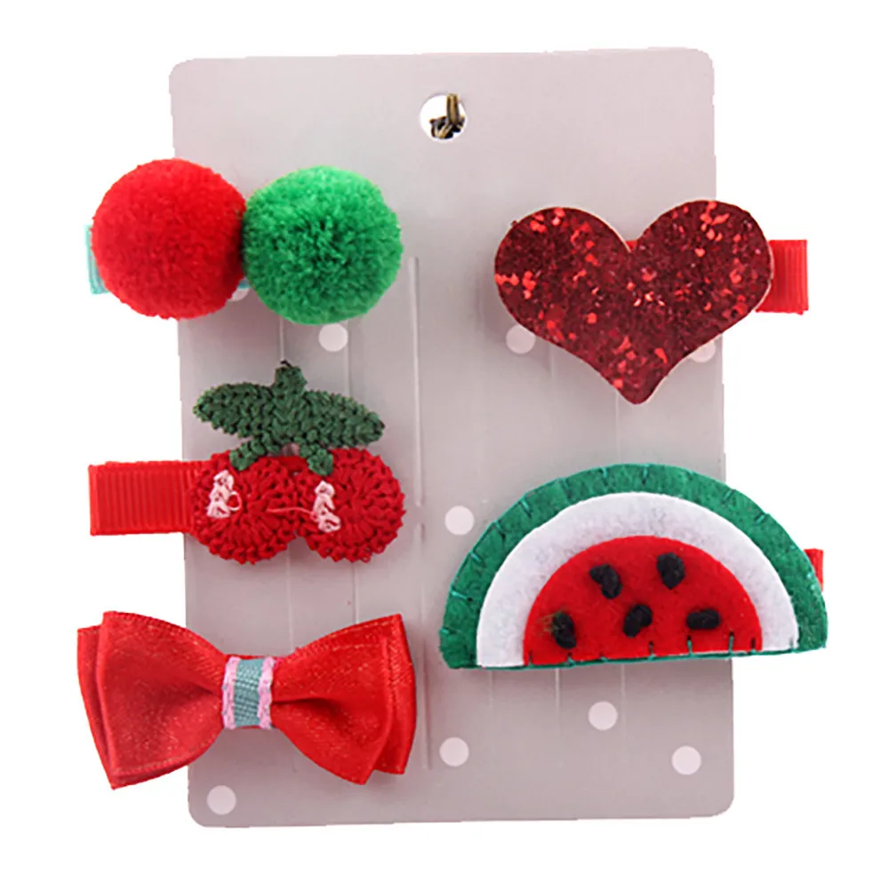 Заколка для волос девочек 5 шт. детская заколка младенцев с мотивами мультяшных