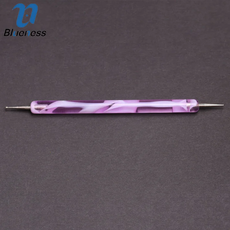 1 шт./лот двойной Кристальный вал ручек с волнистым узором для рисования сделай