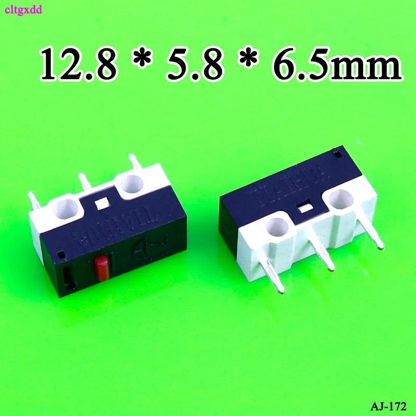 10 шт. кнопочный переключатель 3Pin мышь микропереключатель для RAZER Logitech маленькая