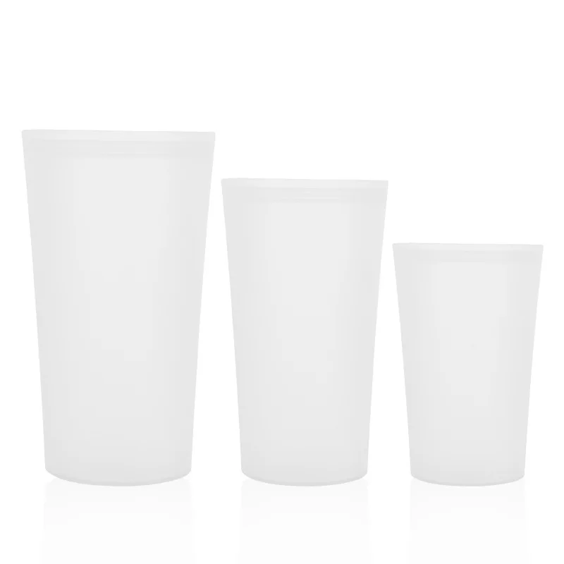 3 white cups Многоразовые силиконовые контейнеры для хранения еды герметичная свежая сумка чаша чашка холодильник фрукты органайзер для овощей стоьте на молнии закрытые сумки - Цвет: 3 white cups