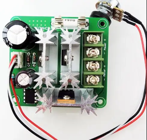 DC6V-90V 15A PWM широтно-импульсная модуляция, контроллер скорости двигателя постоянного тока, переключатель 16 кГц