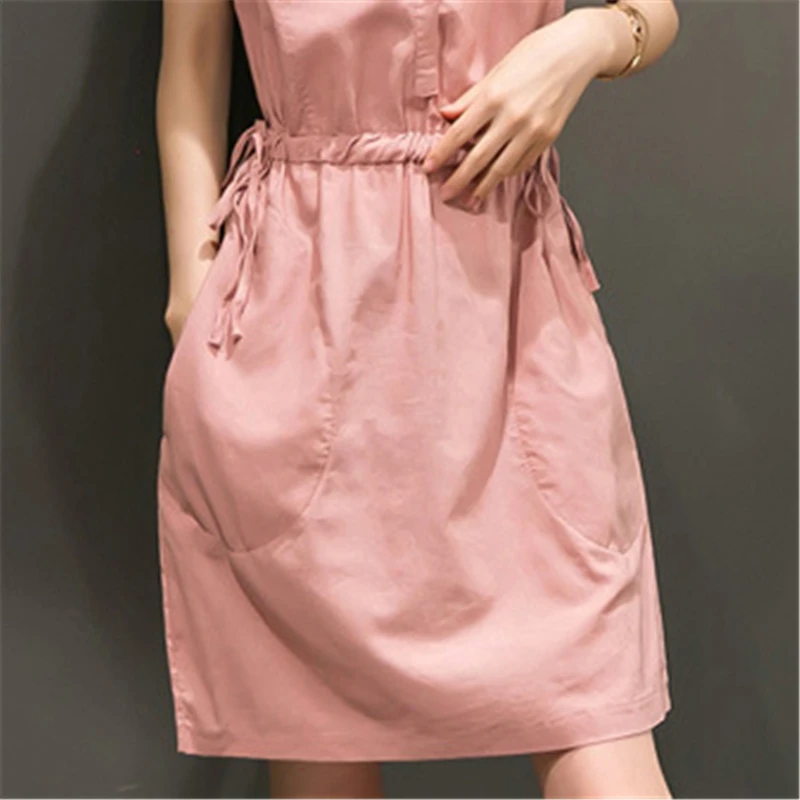 Красный цвет Сезон лето Мини платье для женщин 2019 новый корейский зеленого