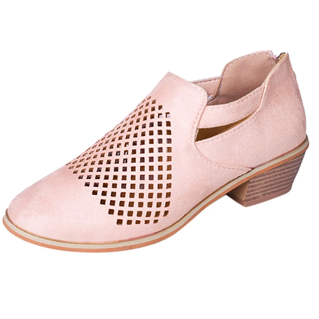 YOUYEDIAN/Женская Весенняя обувь модные кожаные туфли лодочки с перфорацией по