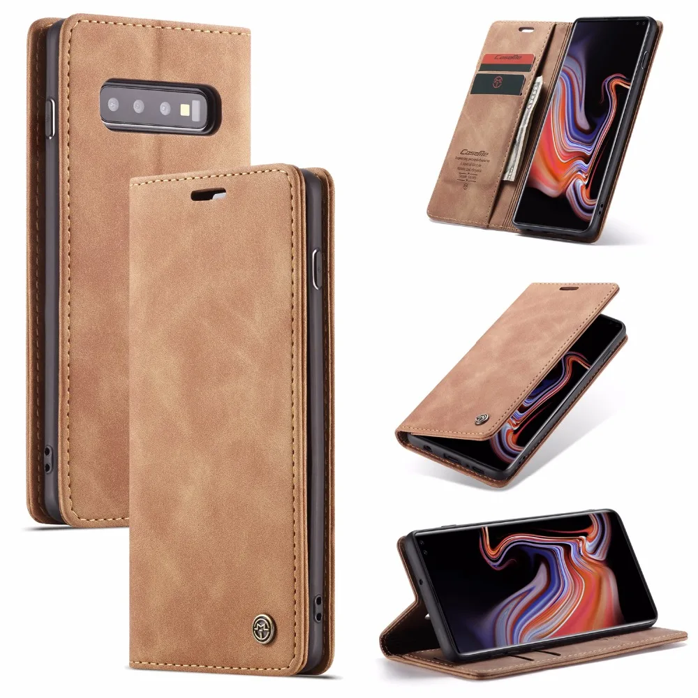 Магнитный чехол CaseMe для Samsung S8 S9 S10 S20 Plus S7edge note 10 + M10 M31 M20 M30s A41 A31 кожаный