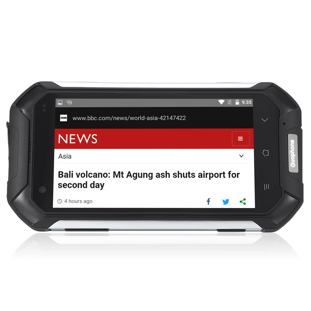 Guophone V19 IP68 Водонепроницаемый смартфон 3G 4 5 'ƎMP Android 1 пыли ударопрочность MTK6580