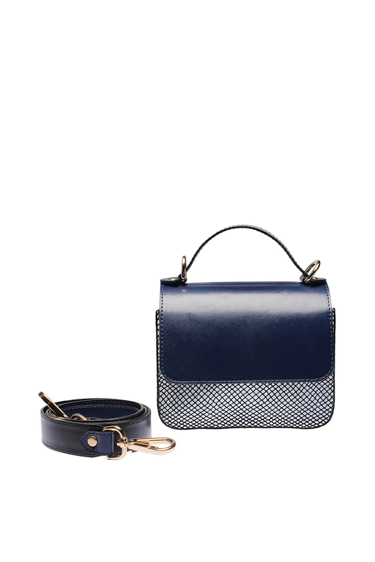 Жемчужная Темно-Синяя женская сумка 120120415011 | Сумки на плечо