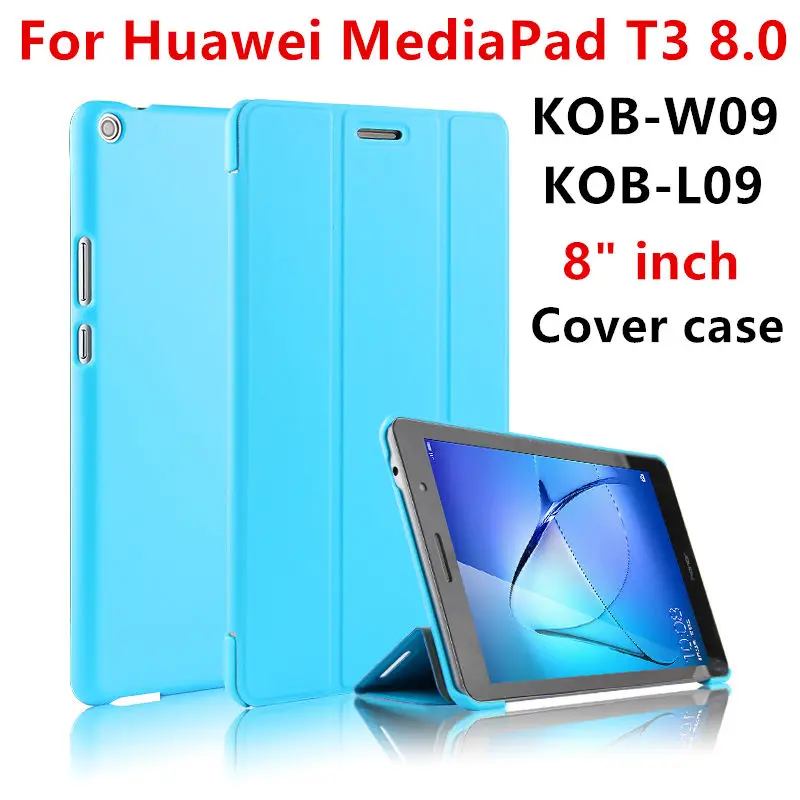 Чехол для Huawei Mediapad T3 8 0 KOB W09 L09 защитный чехол из искусственной кожи Honor Play Pad 2 kob w09