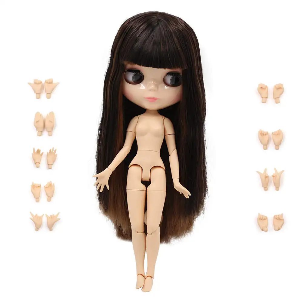 natural skin Ледяная фабрика Blyth кукла шарнир тело DIY игрушки BJD 30 см 1/6 модные куклы девочка подарок Специальное предложение на продажу - Цвет: natural skin