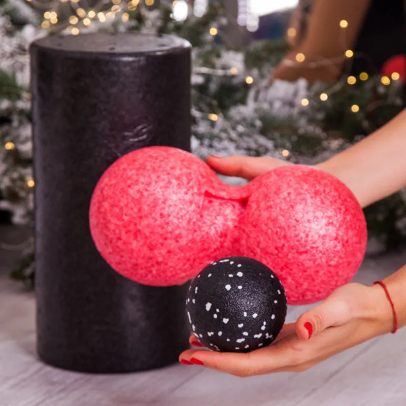 GR Treat Yoga Block EPP пенопластовый ролик и арахисовый Массажный мяч набор фитнес для физиотерапии упражнения мышцы ног/руки/спины
