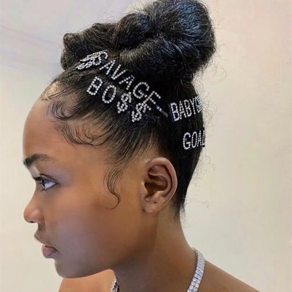 Женские заколки для волос Stonefans модные с кристаллами свадьбы|Украшения волос| |